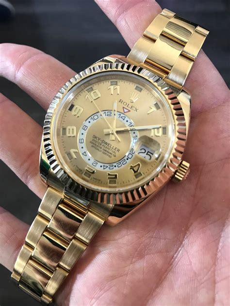 18k rolex sky dweller|Rolex Sky-Dweller models.